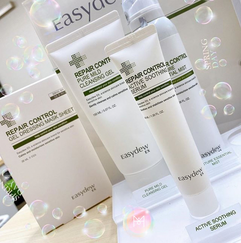 Kem chống nắng bảo vệ và phục hồi da hoàn hảo Easydew Ex repair control double shield sun cream